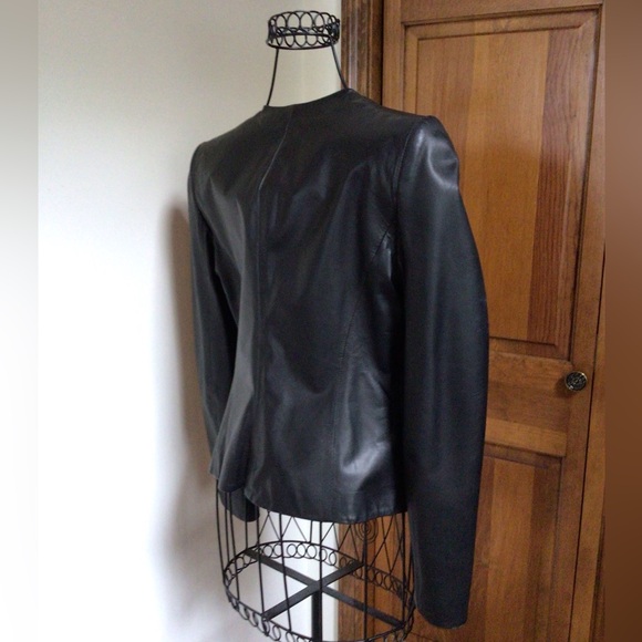 Armani black lamb leather jacket, 6 - Picture 4 of 10